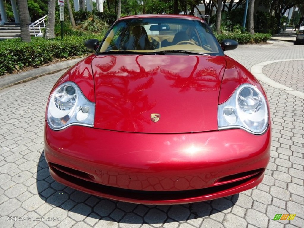 Orient Red Metallic 2002 Porsche 911 Carrera Coupe Exterior Photo #67421574