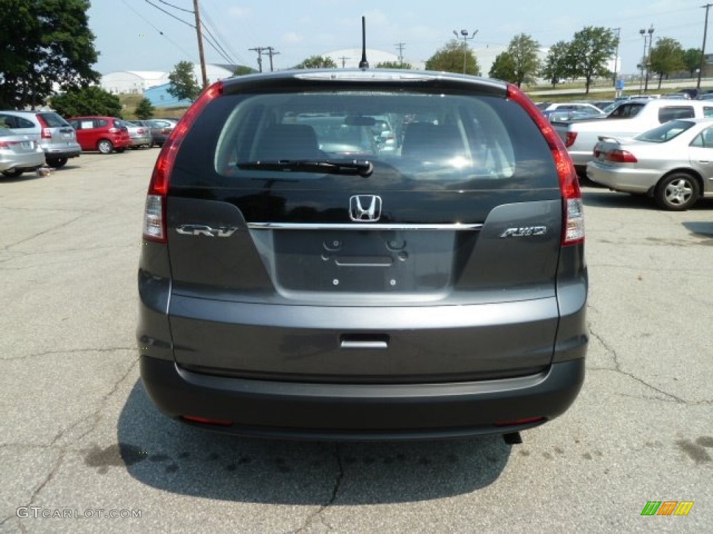 2012 CR-V LX 4WD - Polished Metal Metallic / Gray photo #3