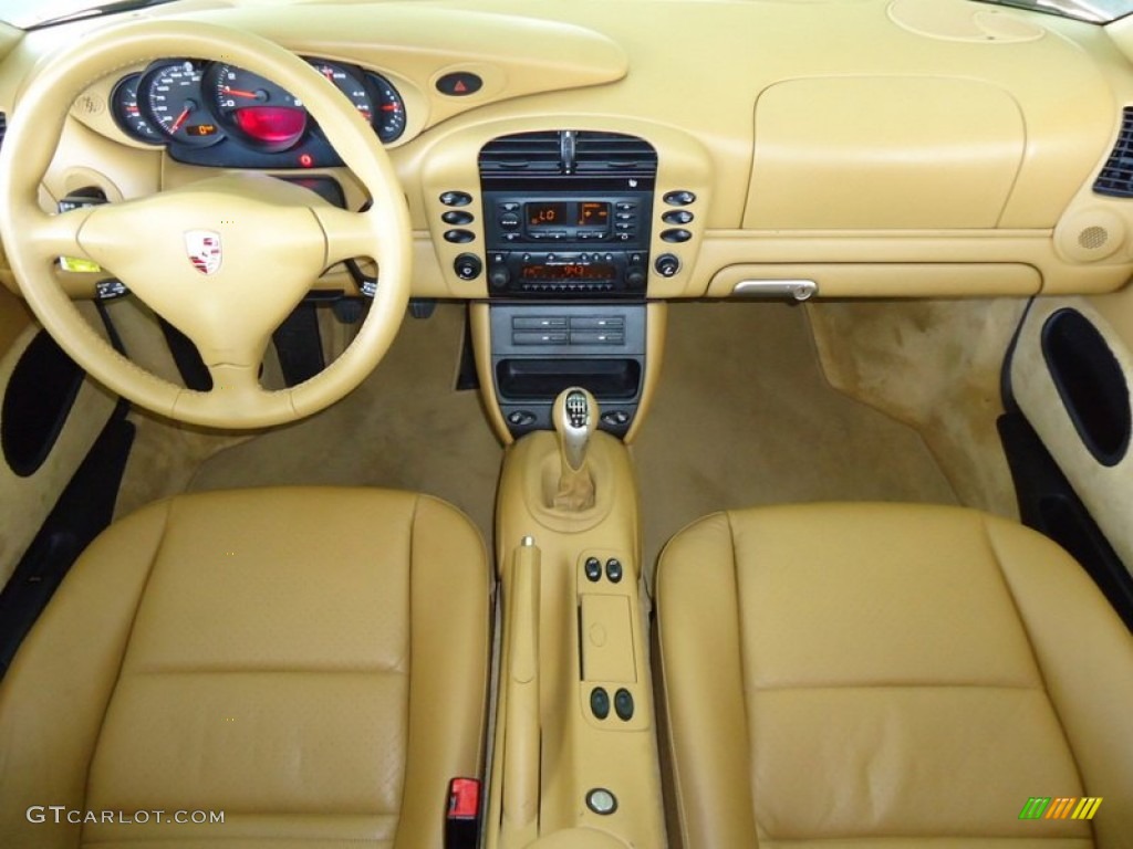 2002 Porsche 911 Carrera Coupe Savanna Beige Dashboard Photo #67421985