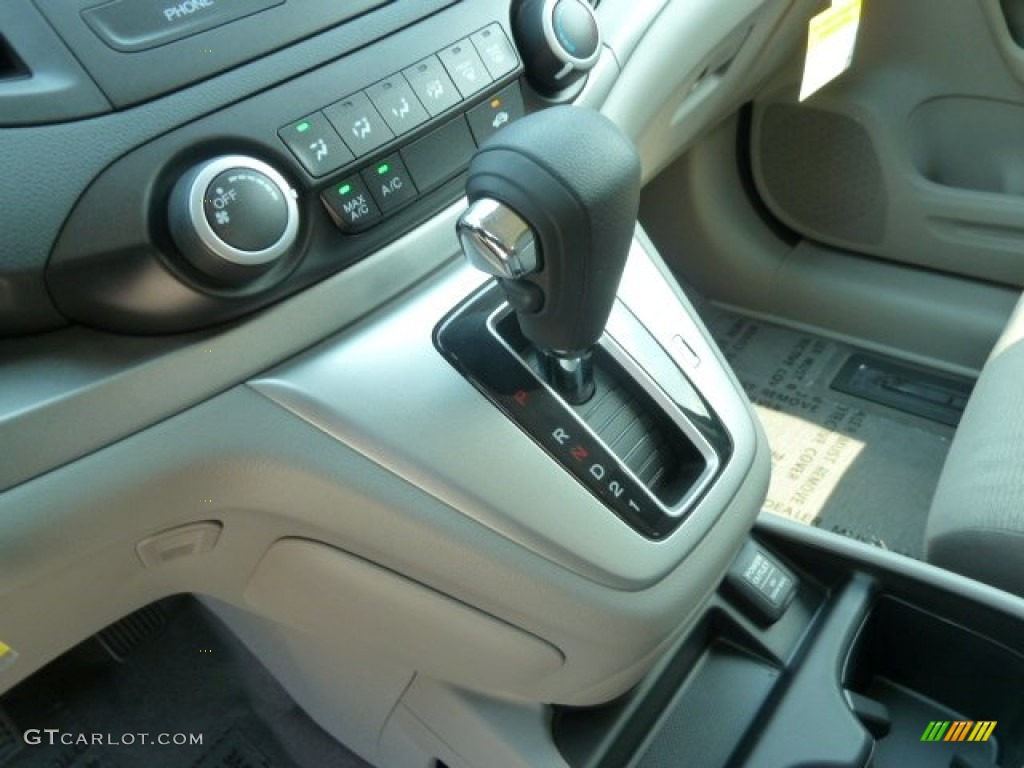 2012 CR-V LX 4WD - Polished Metal Metallic / Gray photo #16