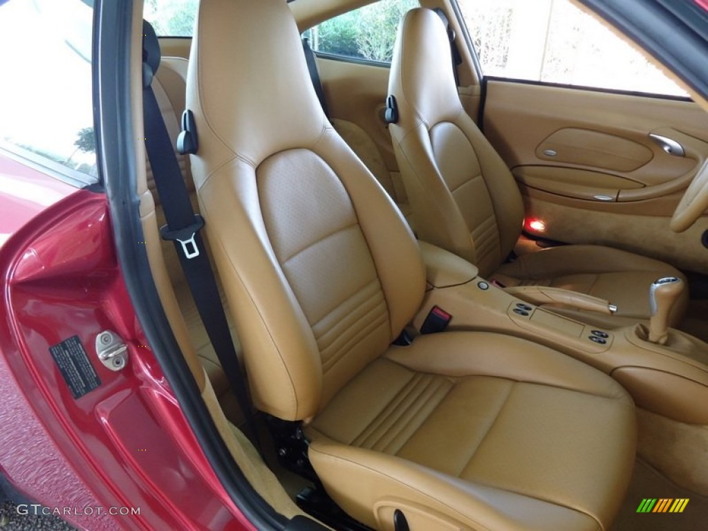 Savanna Beige Interior 2002 Porsche 911 Carrera Coupe Photo #67421994