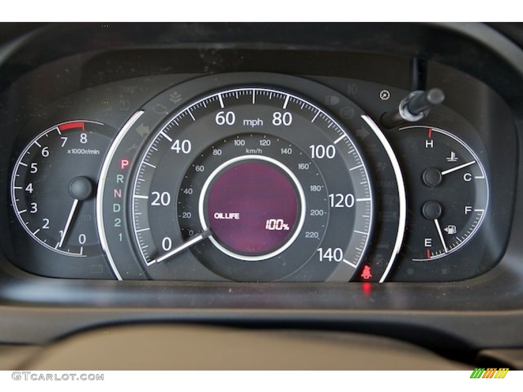 2012 CR-V EX 4WD - Crystal Black Pearl / Black photo #19