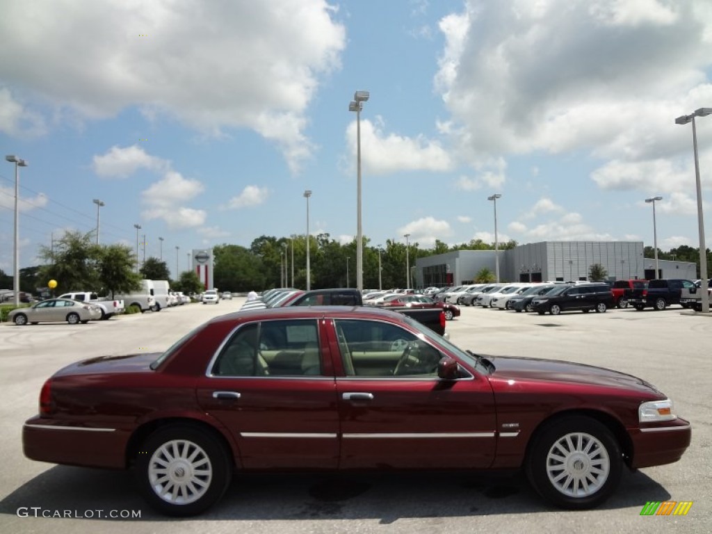 2009 Grand Marquis LS - Dark Toreador Red Metallic / Light Camel photo #9