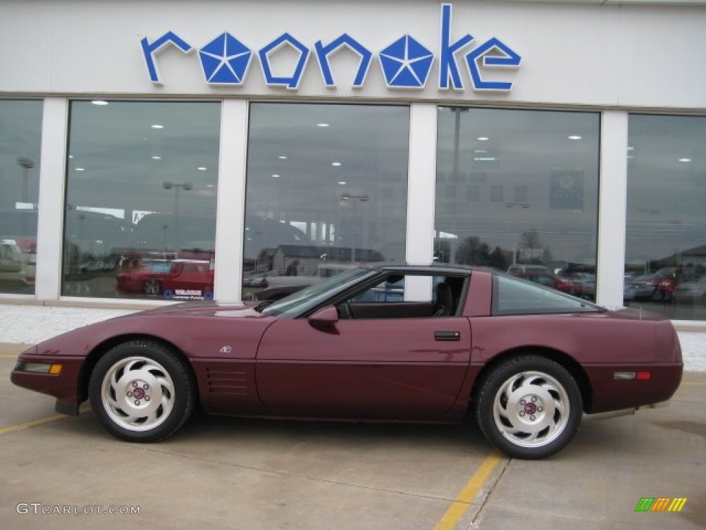 1993 Corvette 40th Anniversary Coupe - Ruby Red Metallic / Ruby Red photo #1