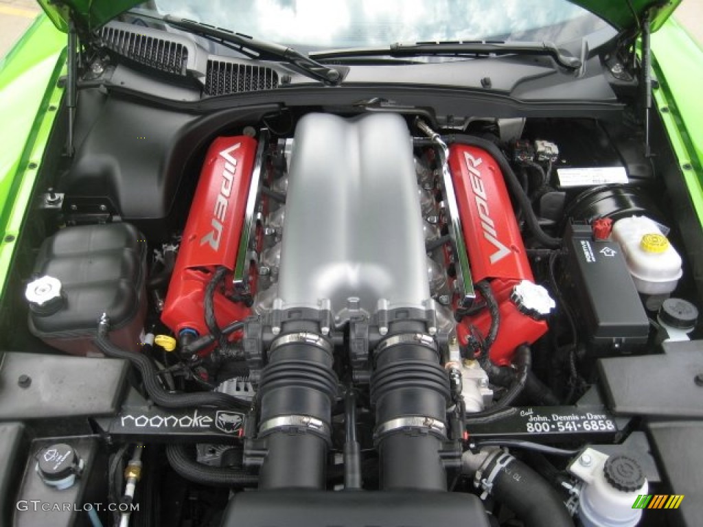 2008 Dodge Viper SRT-10 8.4 Liter OHV 20-Valve VVT V10 Engine Photo #67423605