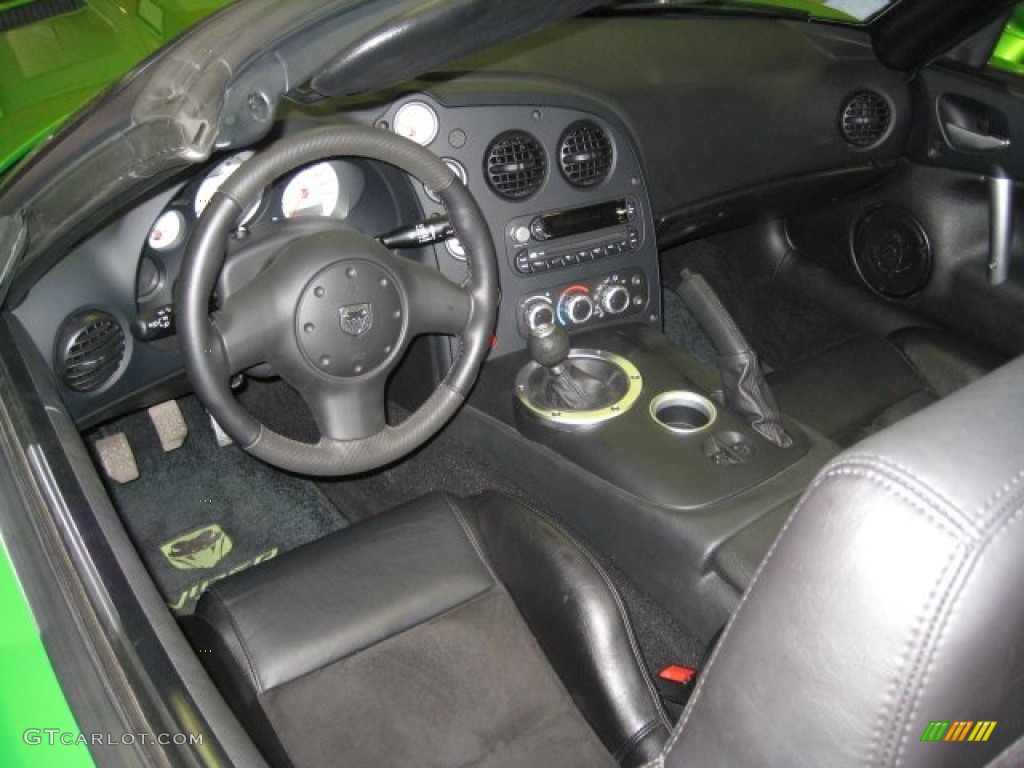 Black/Black Interior 2008 Dodge Viper SRT-10 Photo #67423638