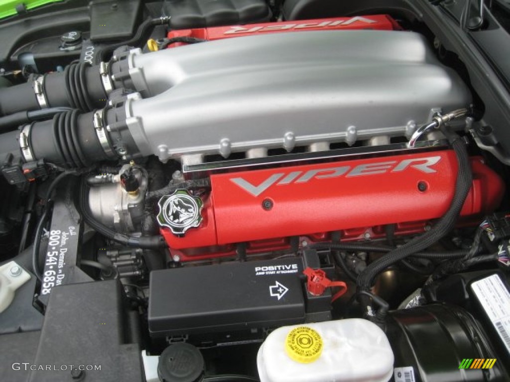 2008 Dodge Viper SRT-10 8.4 Liter OHV 20-Valve VVT V10 Engine Photo #67423887