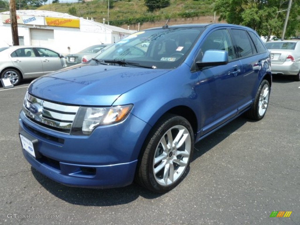 Sport Blue Metallic 2010 Ford Edge Sport AWD Exterior Photo #67424589