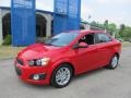 2012 Crystal Red Tintcoat Chevrolet Sonic LT Sedan  photo #1