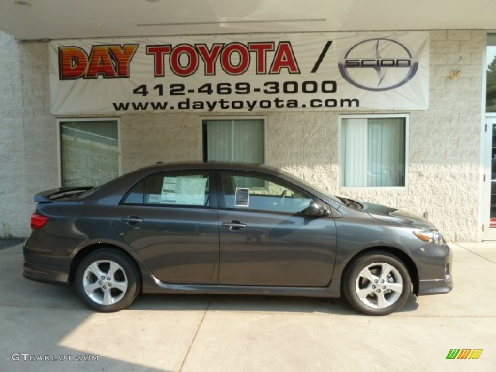 2012 Corolla S - Magnetic Gray Metallic / Dark Charcoal photo #1