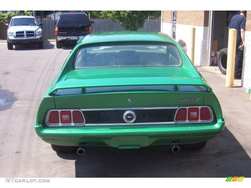 1973 Mustang Hardtop - Custom Green Metallic / Beige photo #3