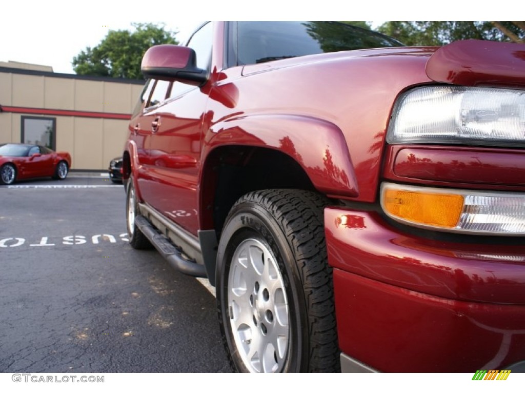 2004 Tahoe Z71 4x4 - Sport Red Metallic / Tan/Neutral photo #10