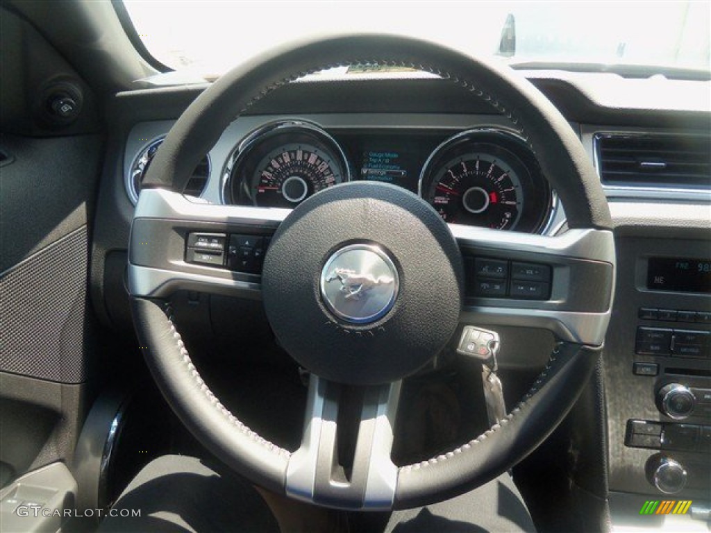 2013 Mustang GT Premium Coupe - Ingot Silver Metallic / Charcoal Black photo #18