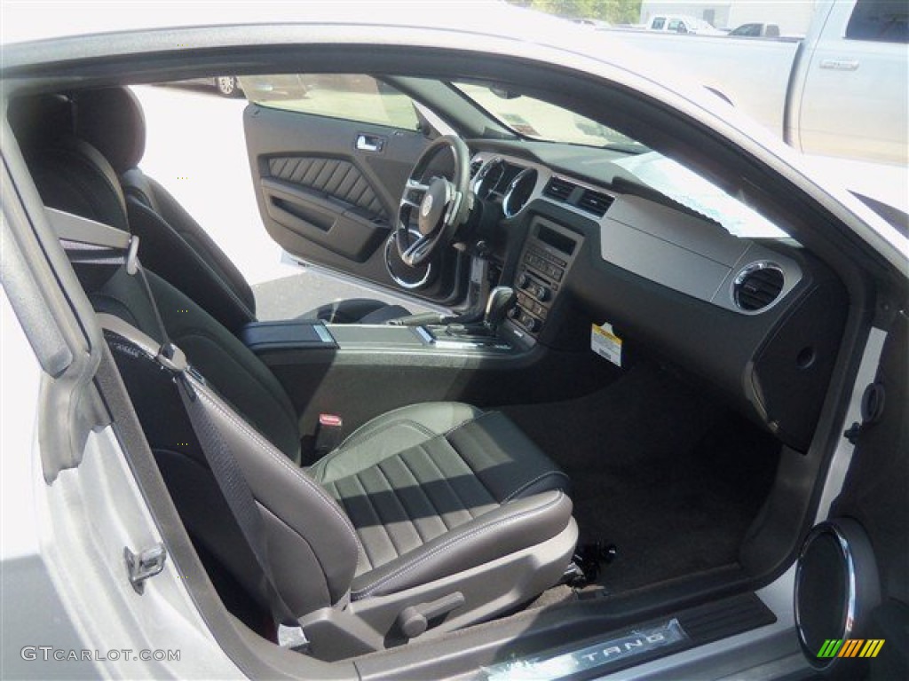 2013 Mustang V6 Premium Coupe - Ingot Silver Metallic / Charcoal Black photo #11