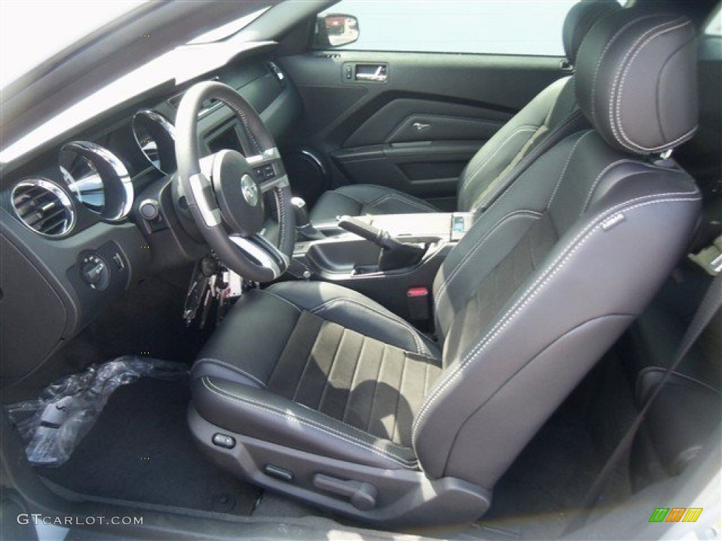California Special Charcoal Black/Miko-suede Inserts Interior 2013 Ford Mustang GT/CS California Special Coupe Photo #67432053