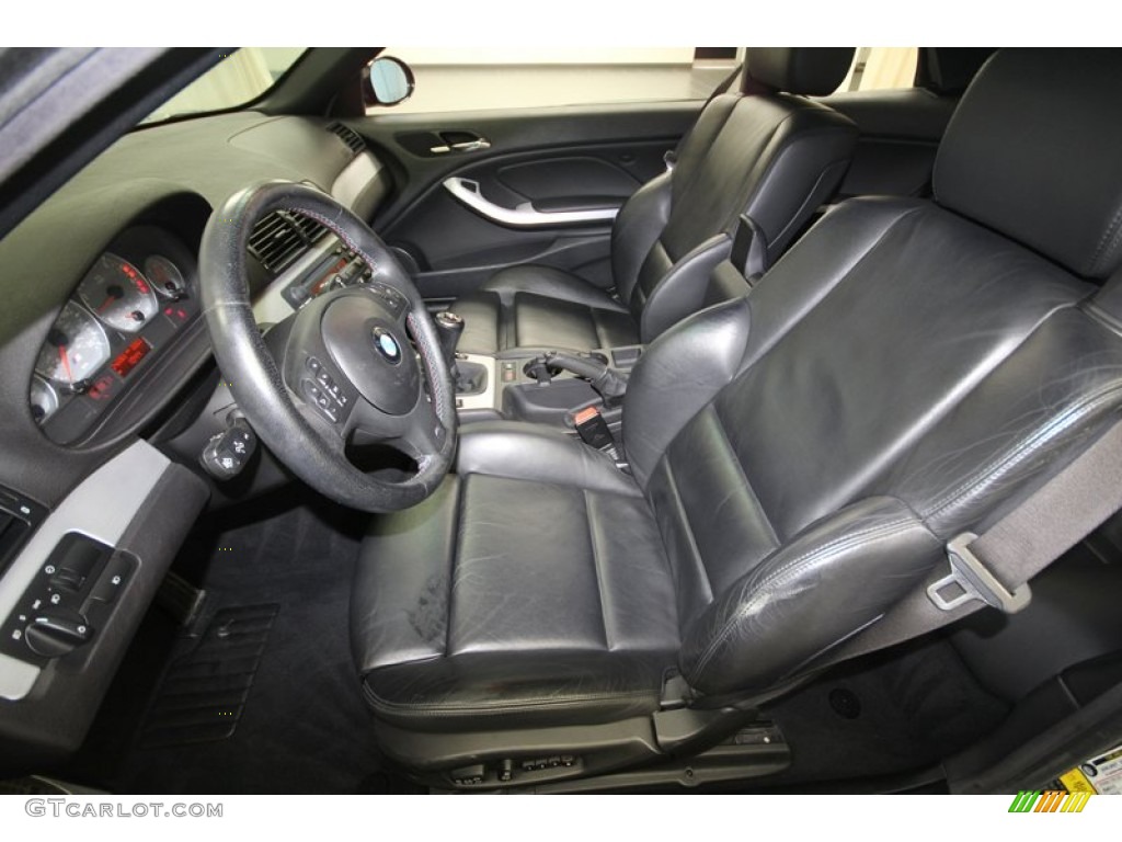 Black Interior 2006 BMW M3 Convertible Photo #67432212