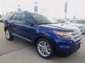 2013 Deep Impact Blue Metallic Ford Explorer XLT  photo #8