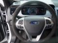 SHO Charcoal Black Leather Steering Wheel Photo for 2013 Ford Taurus #67433505