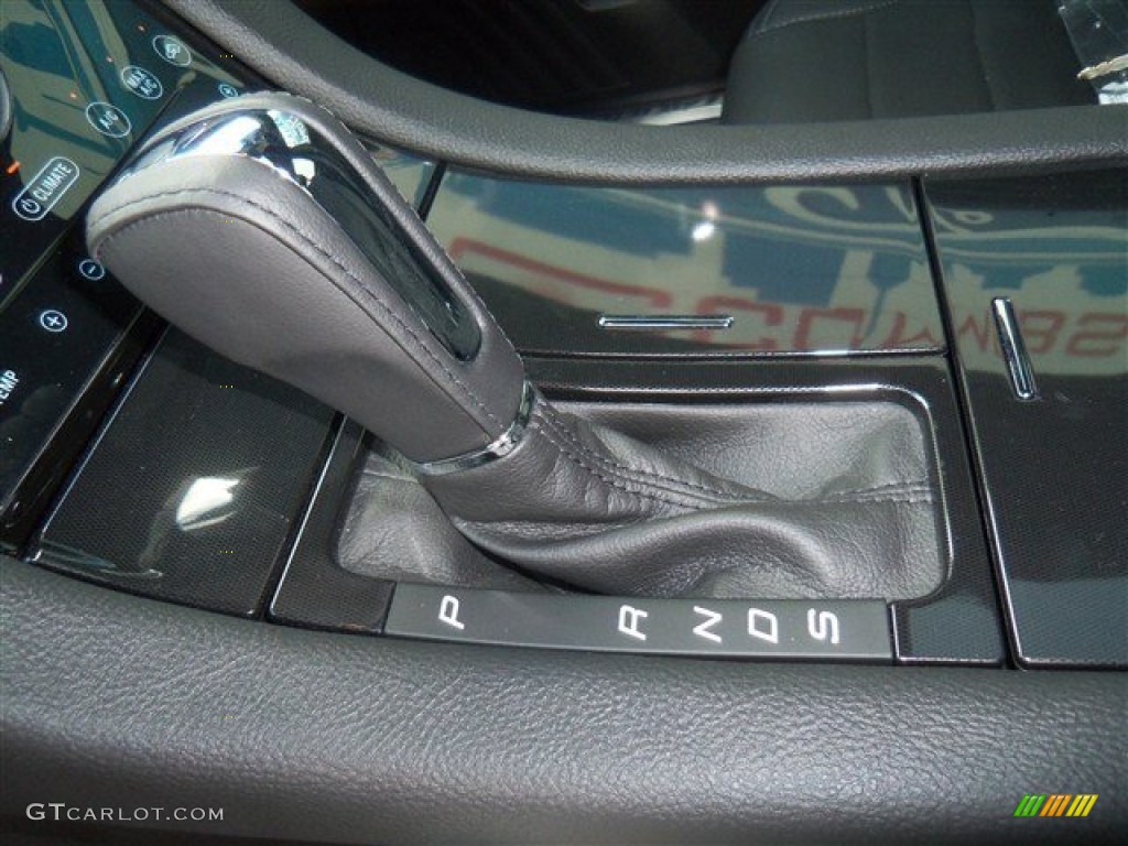 2013 Taurus SHO AWD - White Platinum Tri-Coat / SHO Charcoal Black Leather photo #17