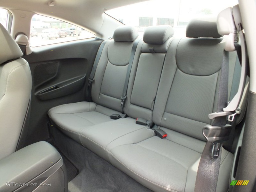 Gray Interior 2013 Hyundai Elantra Coupe SE Photo #67433769