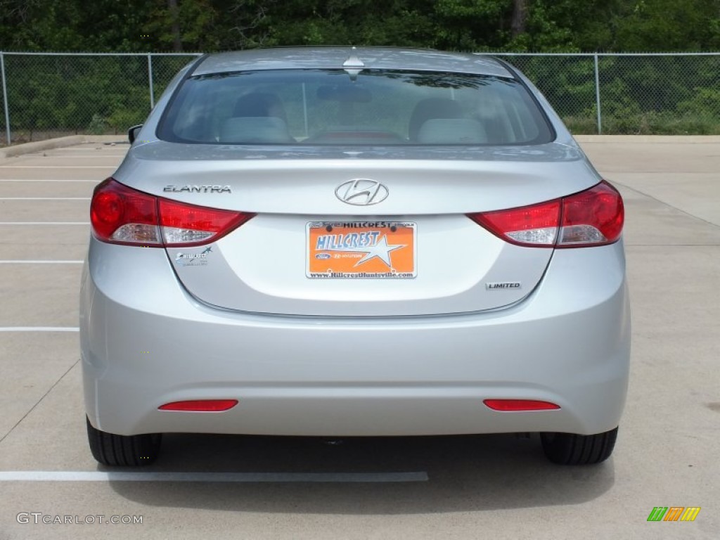 2013 Elantra Limited - Shimmering Air Silver / Gray photo #6