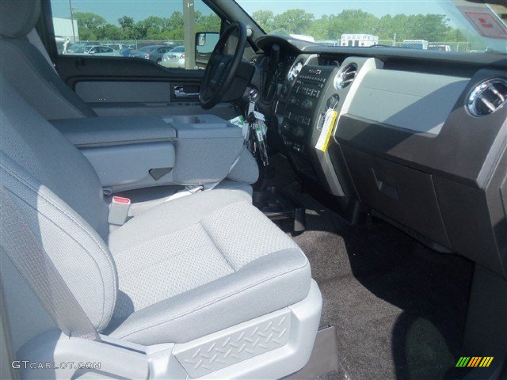 2012 F150 XLT SuperCrew - Ingot Silver Metallic / Steel Gray photo #30