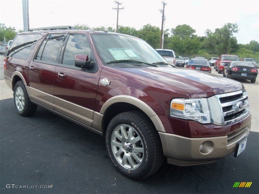 Autumn Red Metallic 2012 Ford Expedition EL King Ranch Exterior Photo #67436202