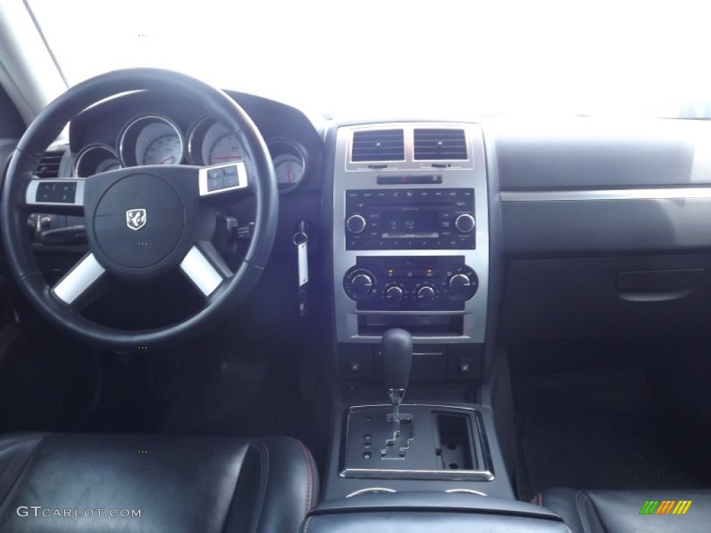 2008 Charger R/T - Brilliant Black Crystal Pearl / Dark Slate Gray photo #10