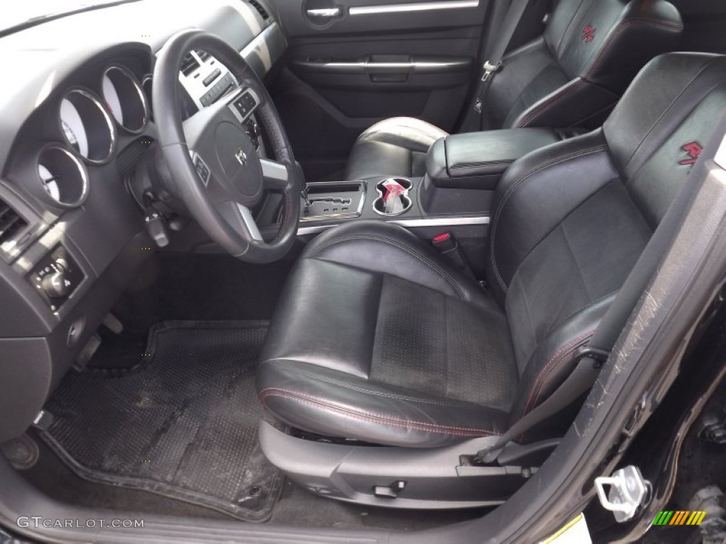 2008 Charger R/T - Brilliant Black Crystal Pearl / Dark Slate Gray photo #11