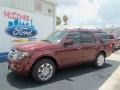 2012 Autumn Red Metallic Ford Expedition Limited  photo #1