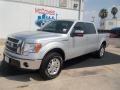 2012 Ingot Silver Metallic Ford F150 Lariat SuperCrew 4x4  photo #1