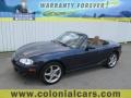 Midnight Blue Mica 2002 Mazda MX-5 Miata LS Roadster