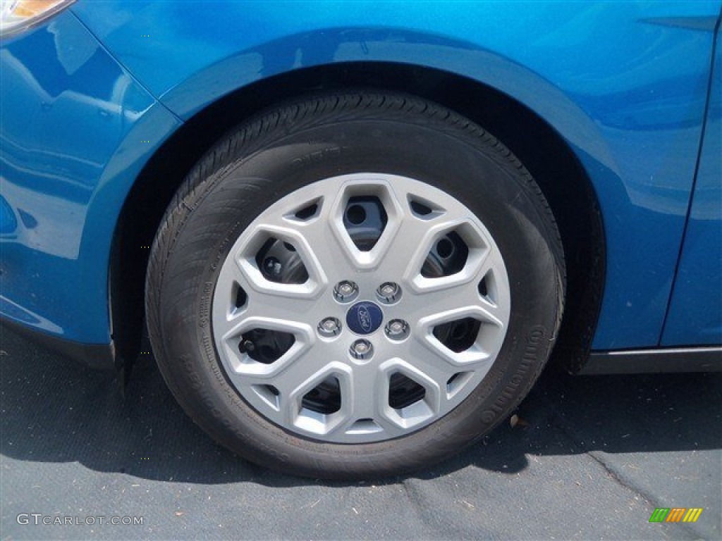2012 Focus SE Sedan - Blue Candy Metallic / Charcoal Black photo #10