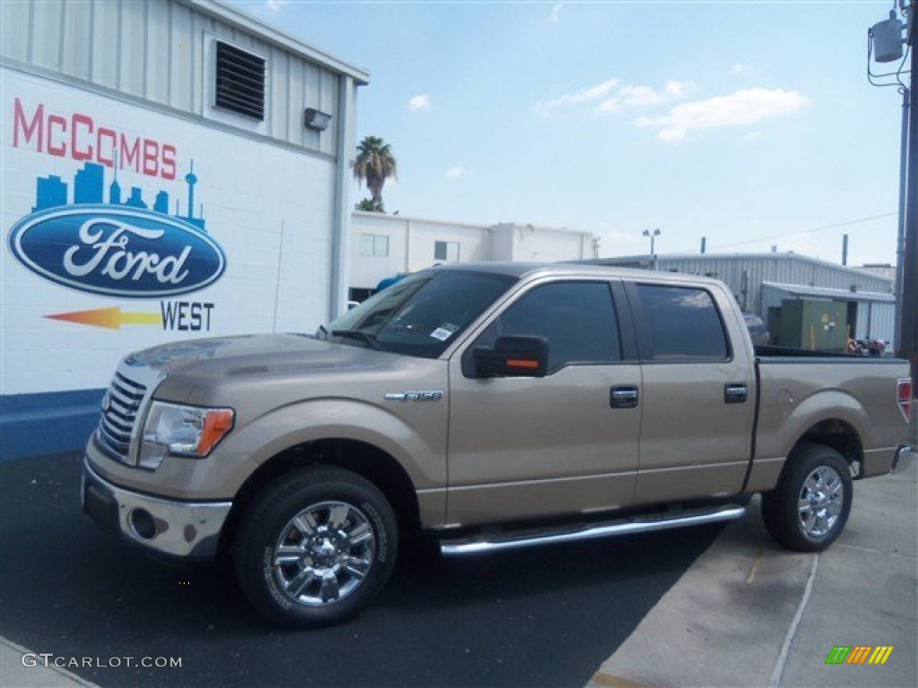 2012 F150 XLT SuperCrew - Pale Adobe Metallic / Pale Adobe photo #1