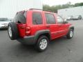 2004 Flame Red Jeep Liberty Sport 4x4  photo #5