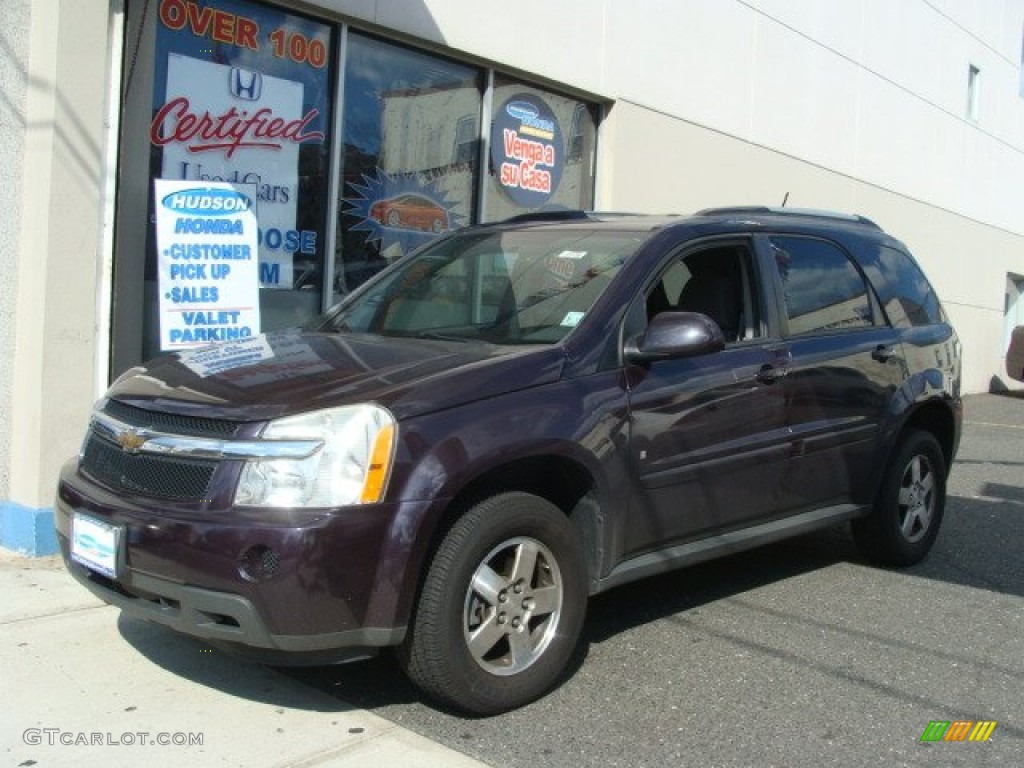 2007 Equinox LT AWD - Black Amethyst Metallic / Light Gray photo #1