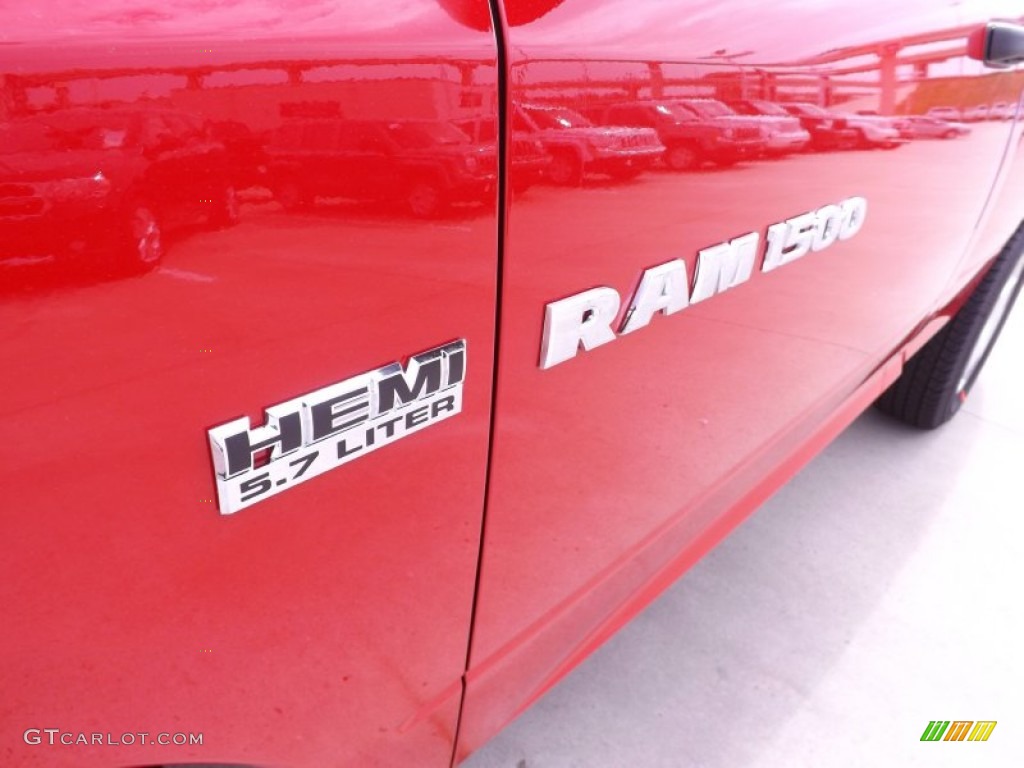 2012 Ram 1500 Express Regular Cab - Flame Red / Dark Slate Gray/Medium Graystone photo #19