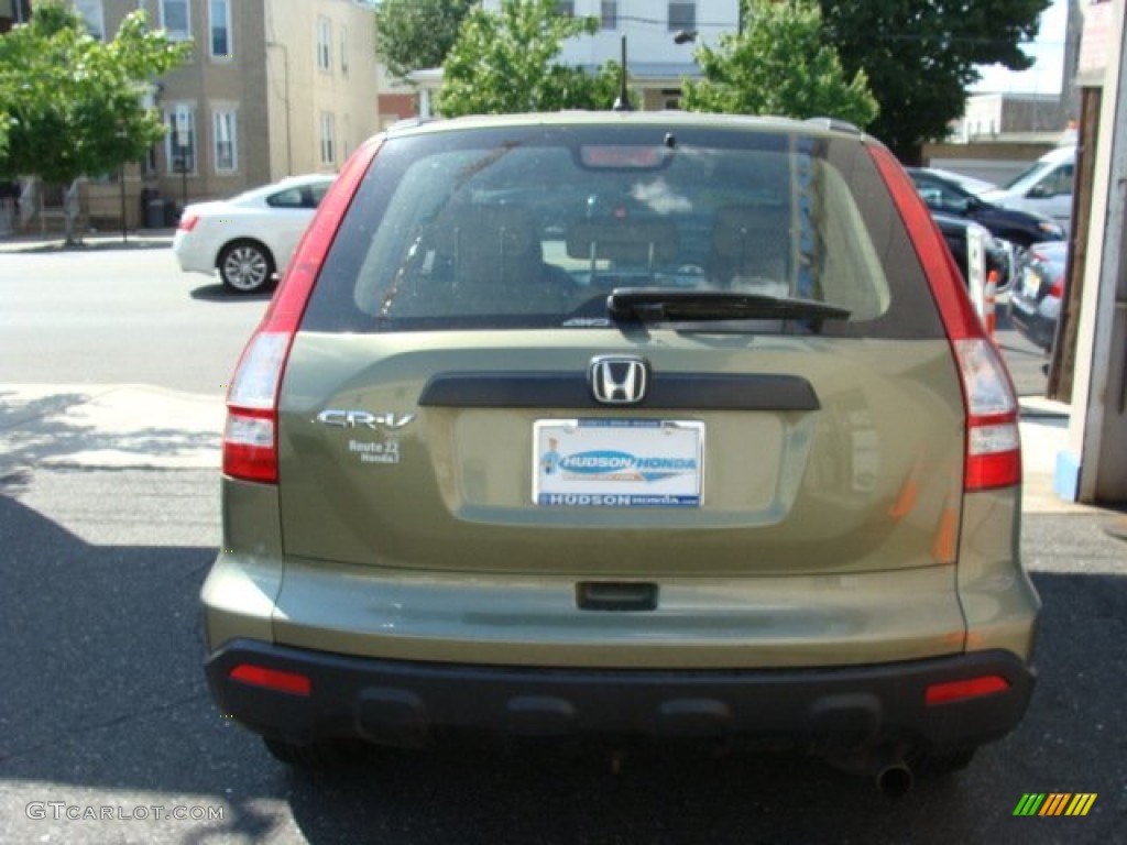 2009 CR-V LX 4WD - Green Tea Metallic / Ivory photo #5