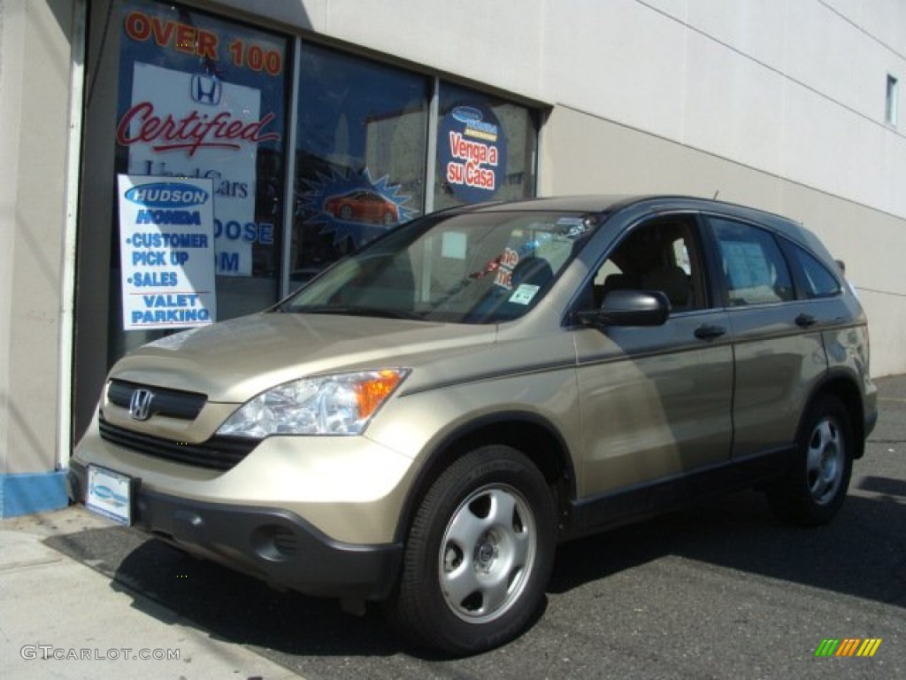 2009 CR-V LX 4WD - Borrego Beige Metallic / Ivory photo #1