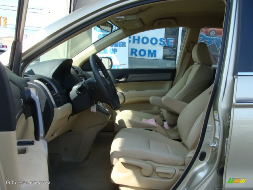 2009 CR-V LX 4WD - Borrego Beige Metallic / Ivory photo #7