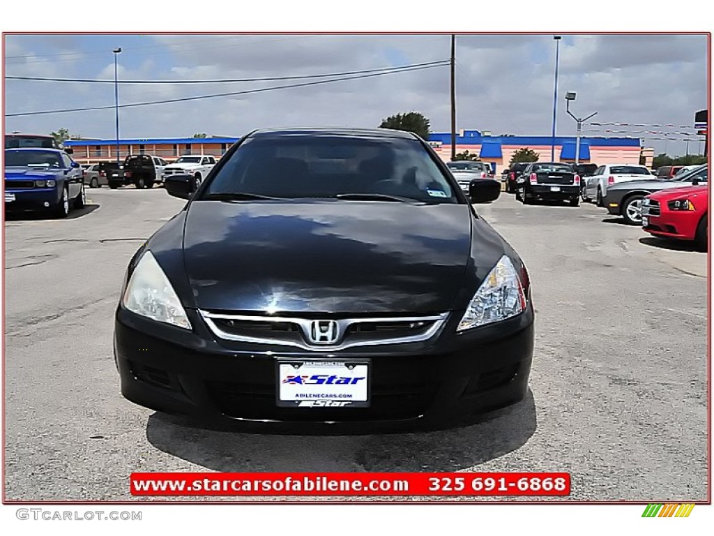 2006 Accord EX Coupe - Nighthawk Black Pearl / Black photo #10