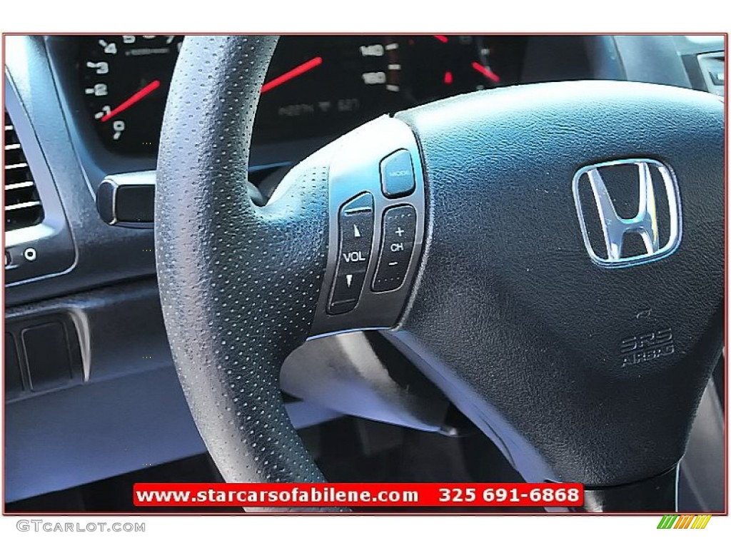 2006 Accord EX Coupe - Nighthawk Black Pearl / Black photo #17