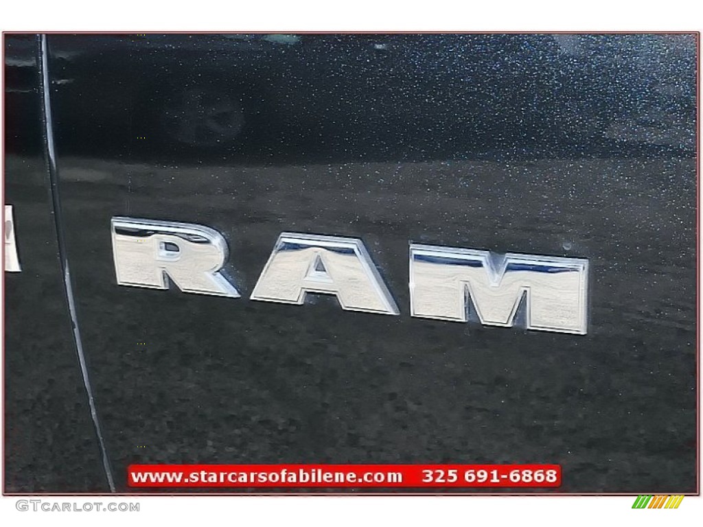 2010 Ram 1500 ST Quad Cab 4x4 - Brilliant Black Crystal Pearl / Dark Slate/Medium Graystone photo #4