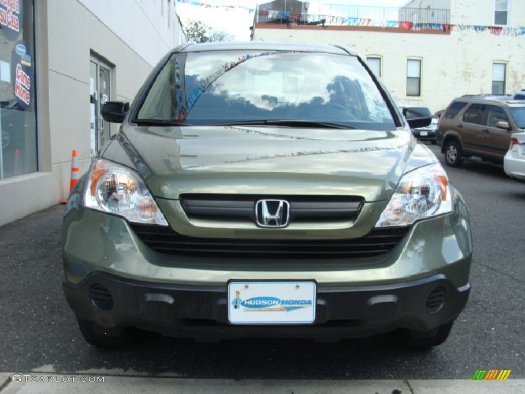 2009 CR-V LX 4WD - Green Tea Metallic / Ivory photo #2