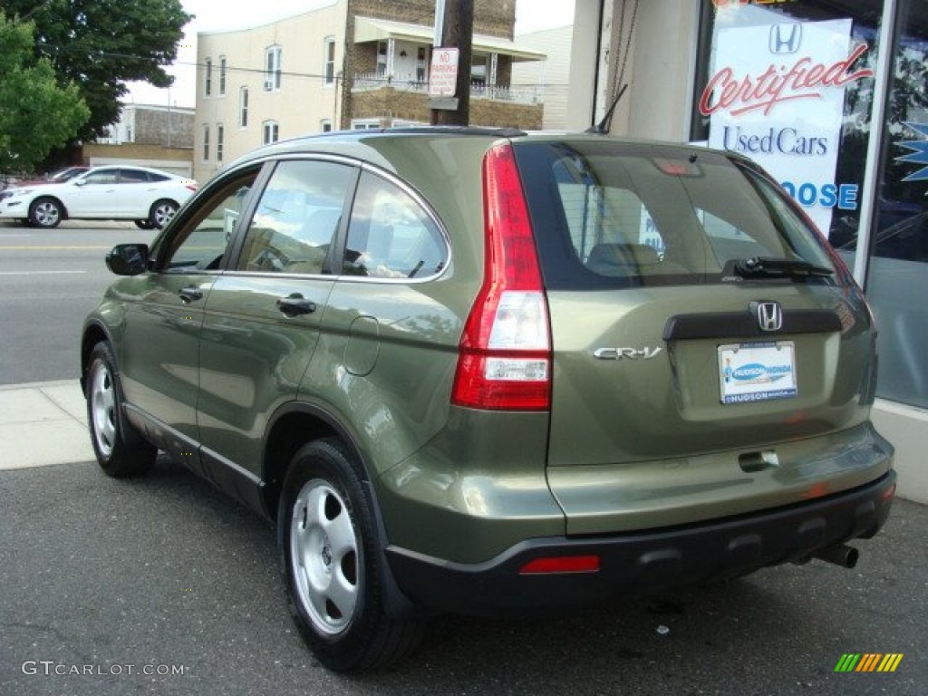 2009 CR-V LX 4WD - Green Tea Metallic / Ivory photo #4