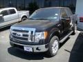 2012 Tuxedo Black Metallic Ford F150 Lariat SuperCrew 4x4  photo #4