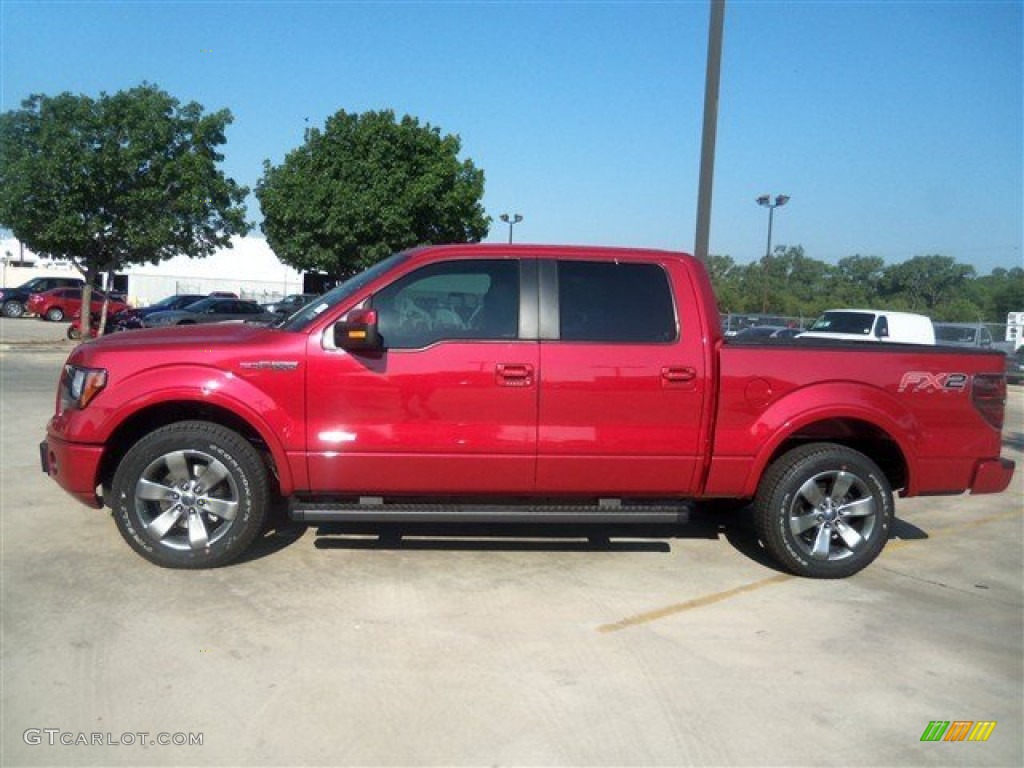 Red Candy Metallic 2012 Ford F150 FX2 SuperCrew Exterior Photo #67441596