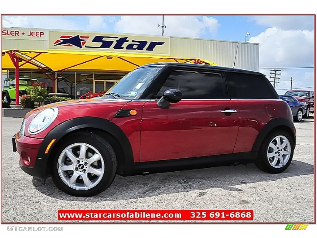 2007 Cooper Hardtop - Chili Red / Carbon Black/Carbon Black photo #1