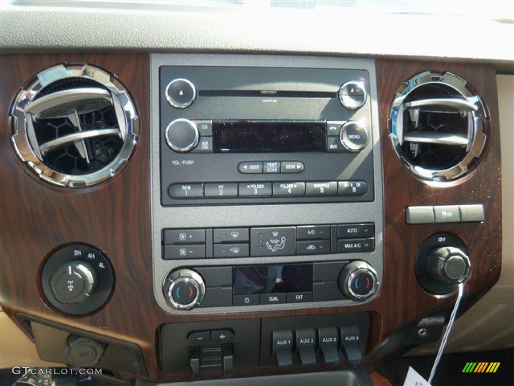 2012 Ford F250 Super Duty Lariat Crew Cab 4x4 Audio System Photo #67442766