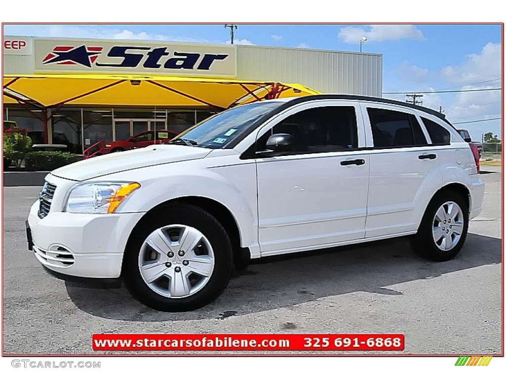 2007 Caliber SXT - Stone White / Pastel Slate Gray photo #1